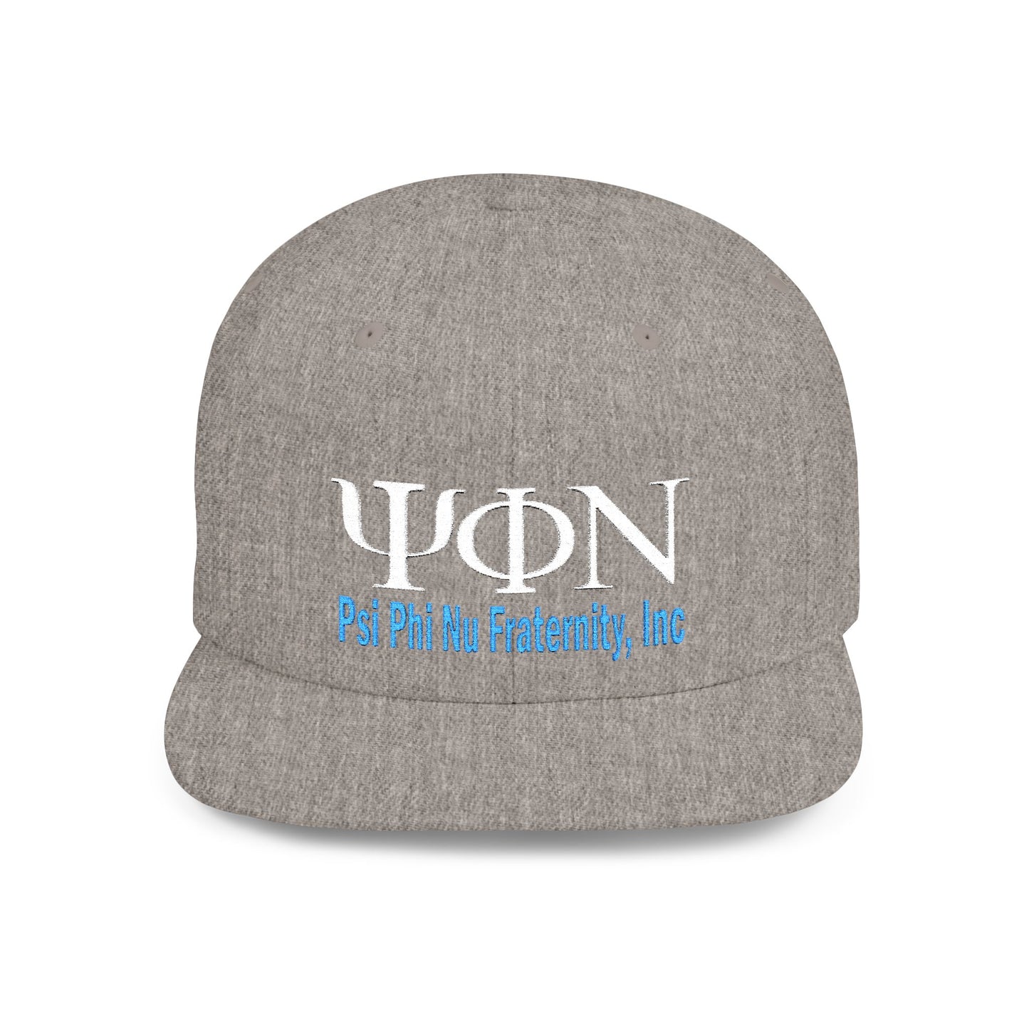 Psi Phi Nu Fraternity Flat Bill Snapback Hat