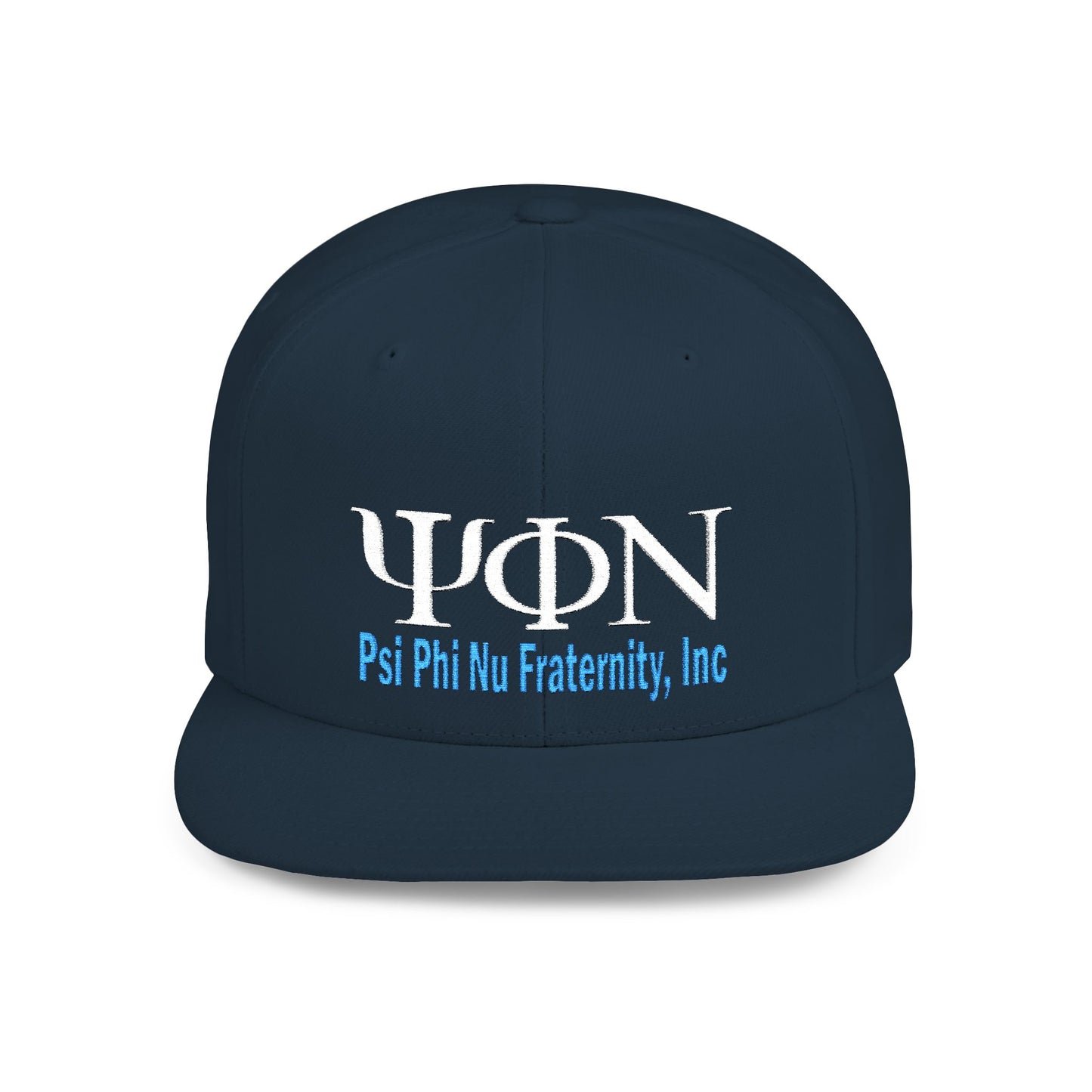Psi Phi Nu Fraternity Flat Bill Snapback Hat