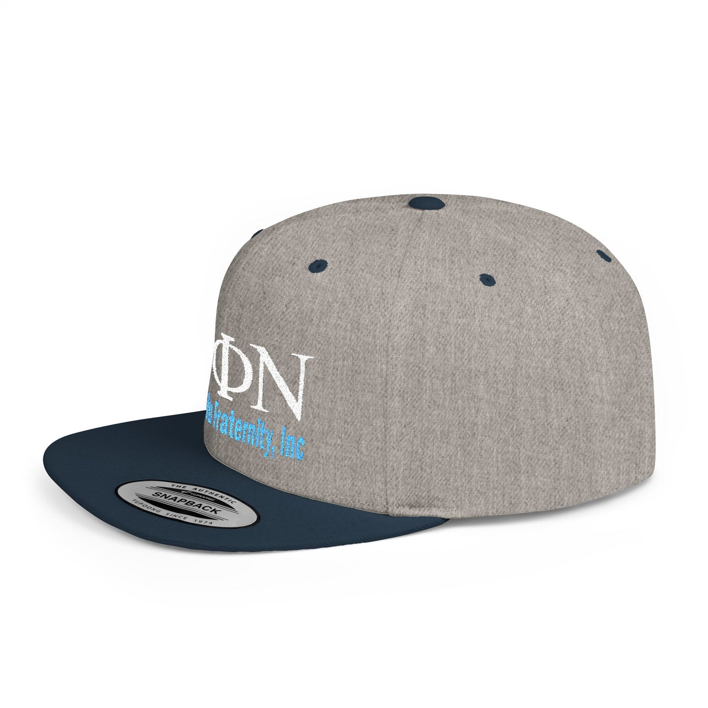 Psi Phi Nu Fraternity Flat Bill Snapback Hat