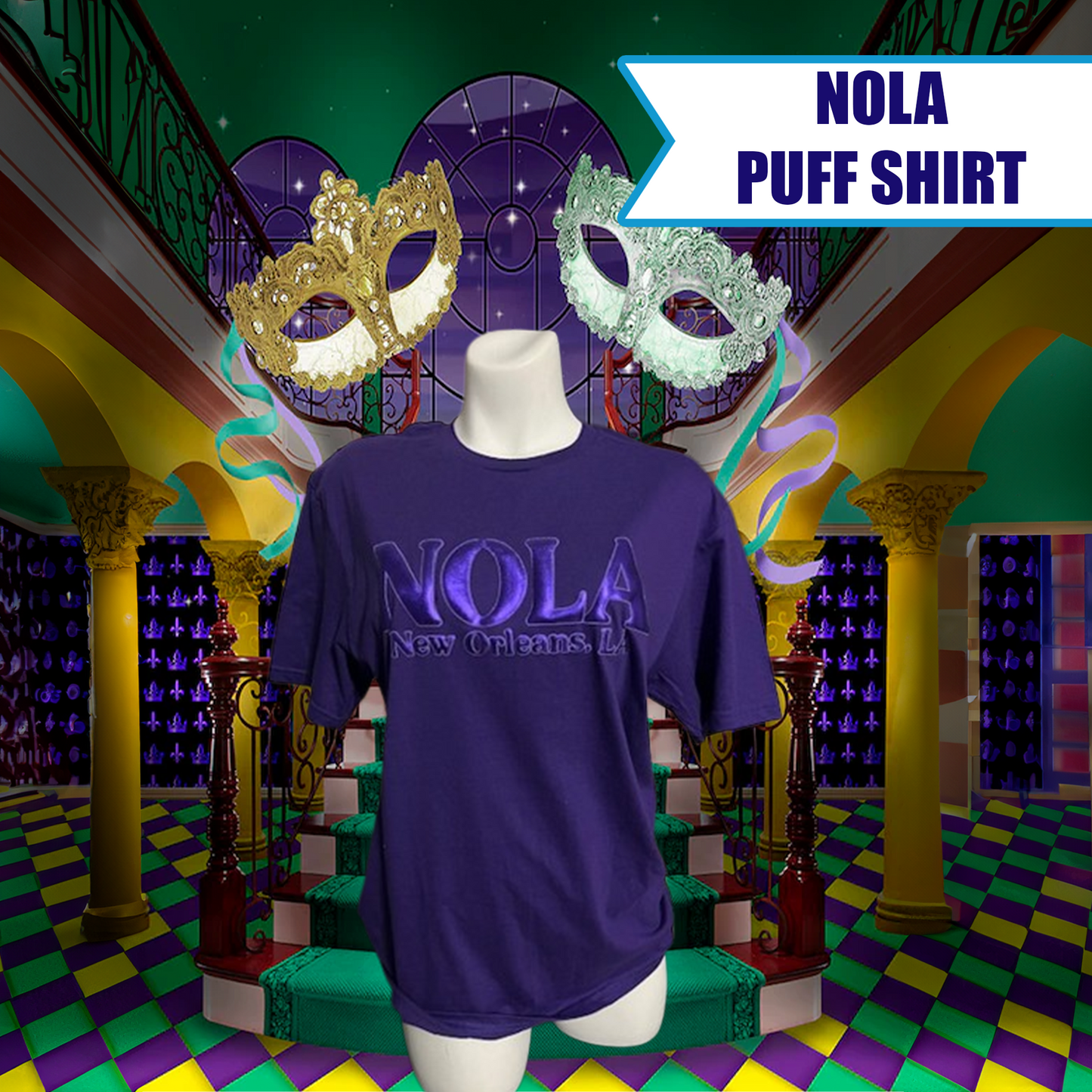NOLA Puff Graphic Tee