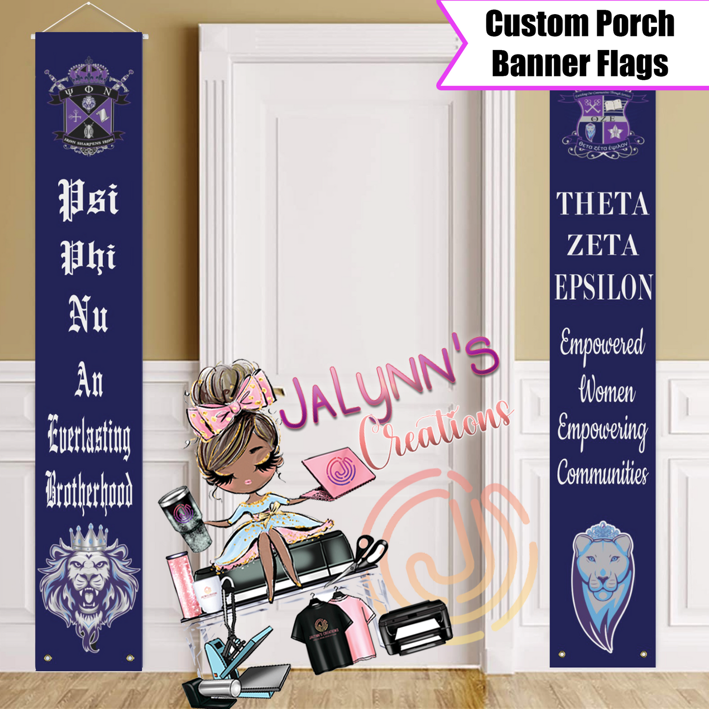 TZE/PPN Porch Banner Flag