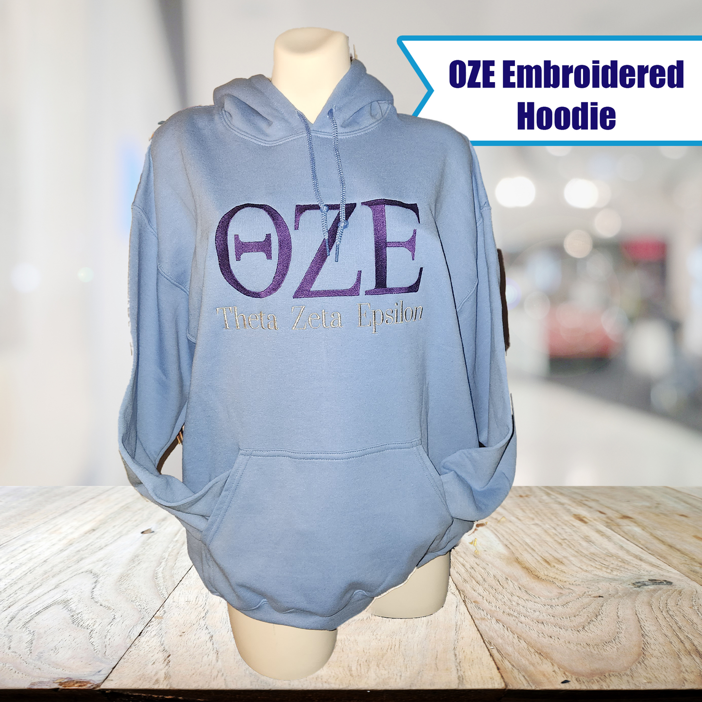 TZE Embroidered Hoodie