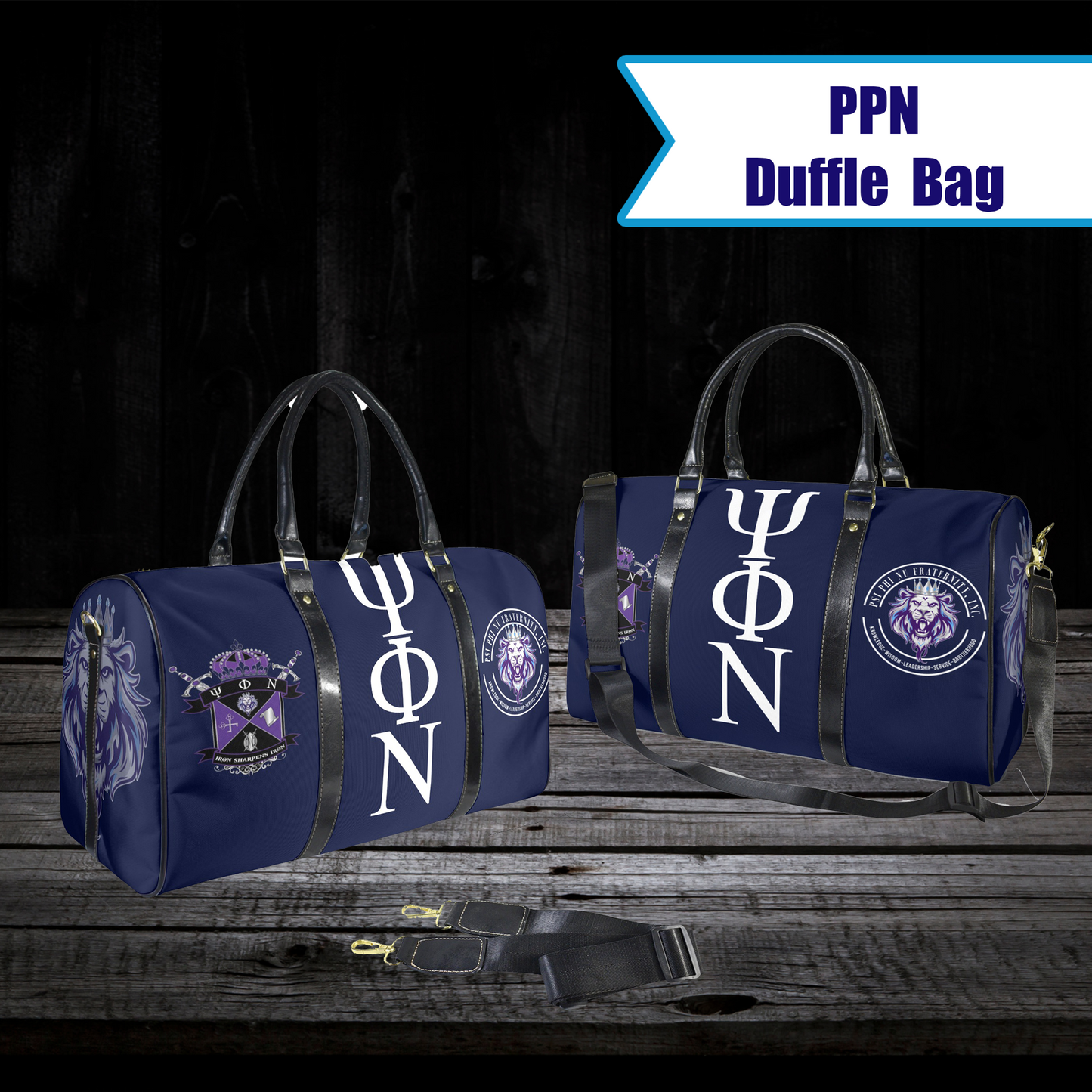 Psi Phi Nu Duffle Bag