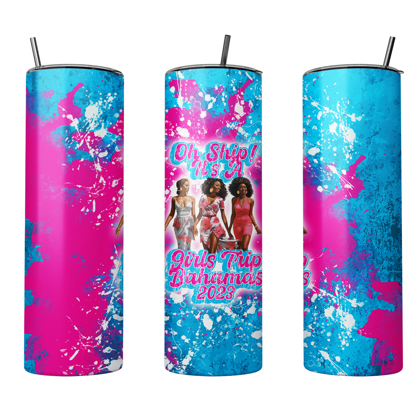 Oh Ship! It's A Girls Trip Tumbler