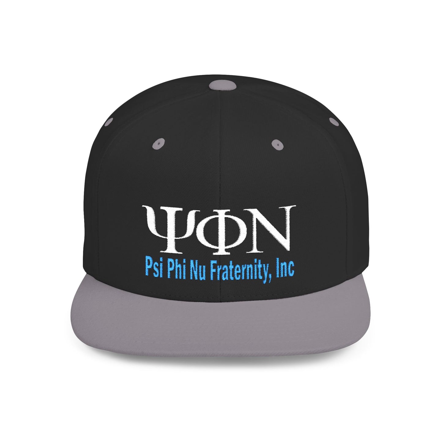 Psi Phi Nu Fraternity Flat Bill Snapback Hat