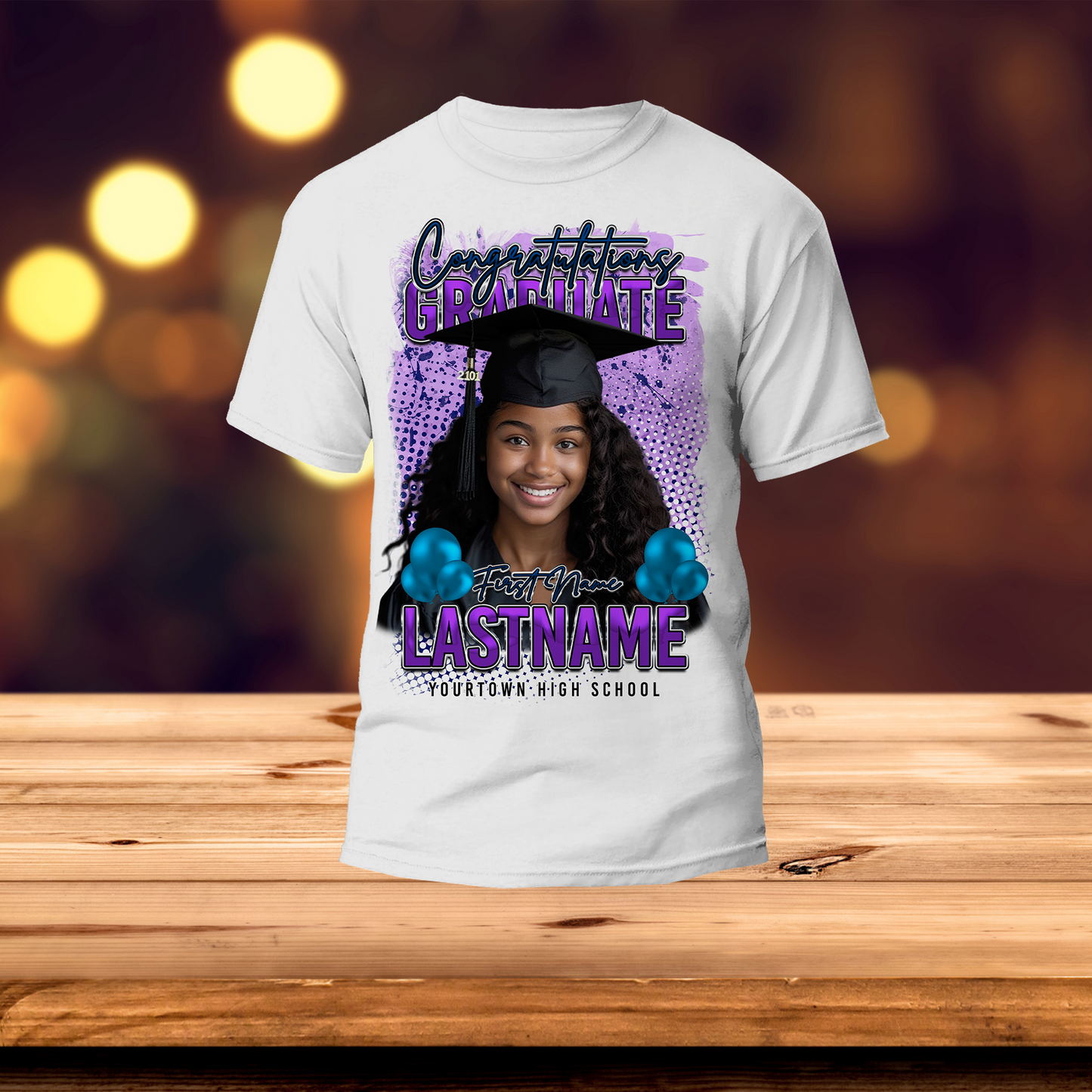 2025 Graduation Center Print Shirt