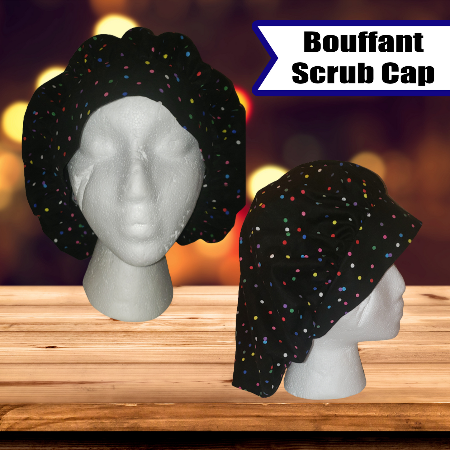 Bouffant Surgical Scrub Cap