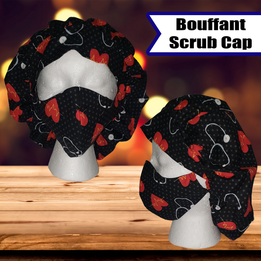 Bouffant Surgical Scrub Cap