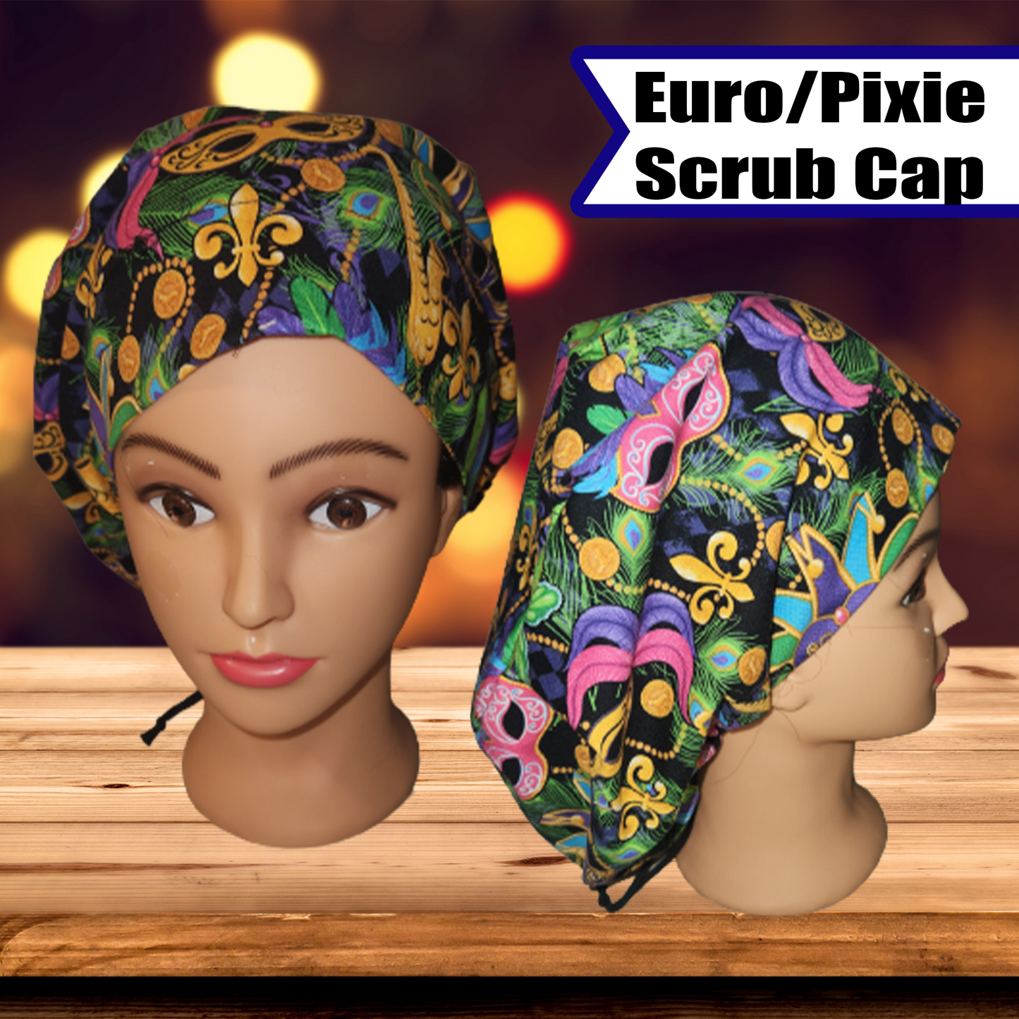 Euro/Pixie Surgical Scrub Cap