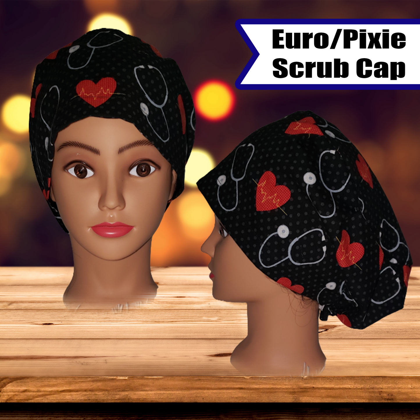 Euro/Pixie Surgical Scrub Cap