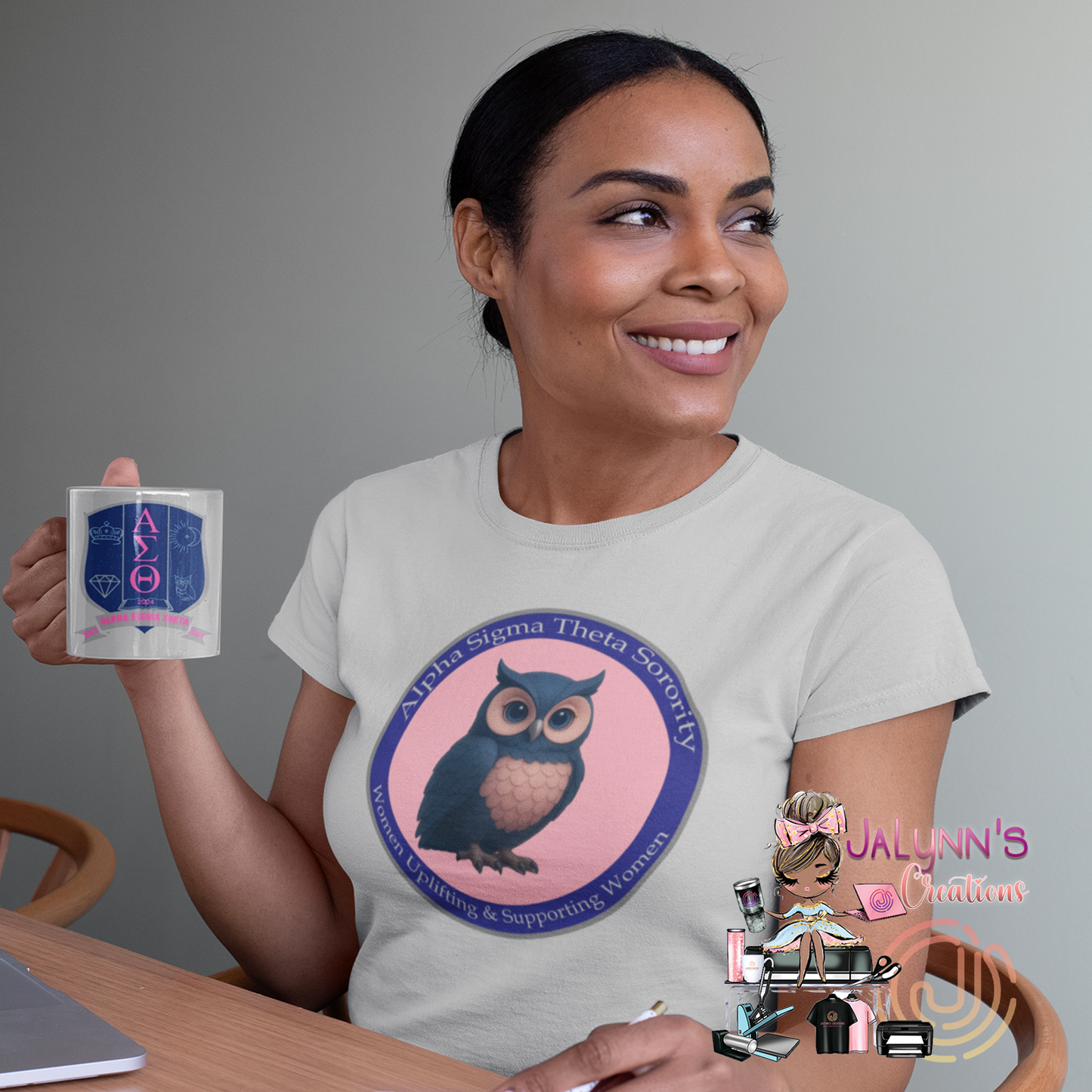 Alpha Sigma Theta Owl Tee