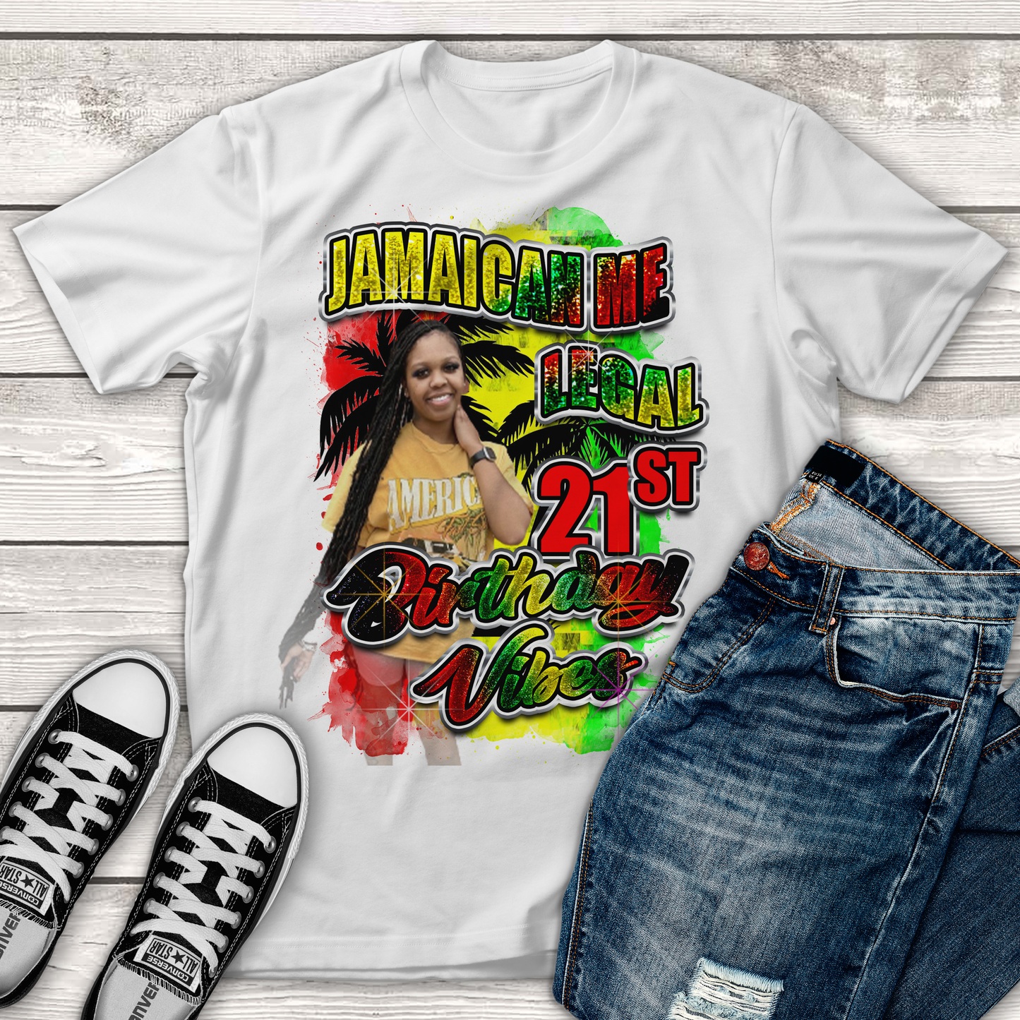 Jamaican Me Legal Birthday Vibes Premium Shirt