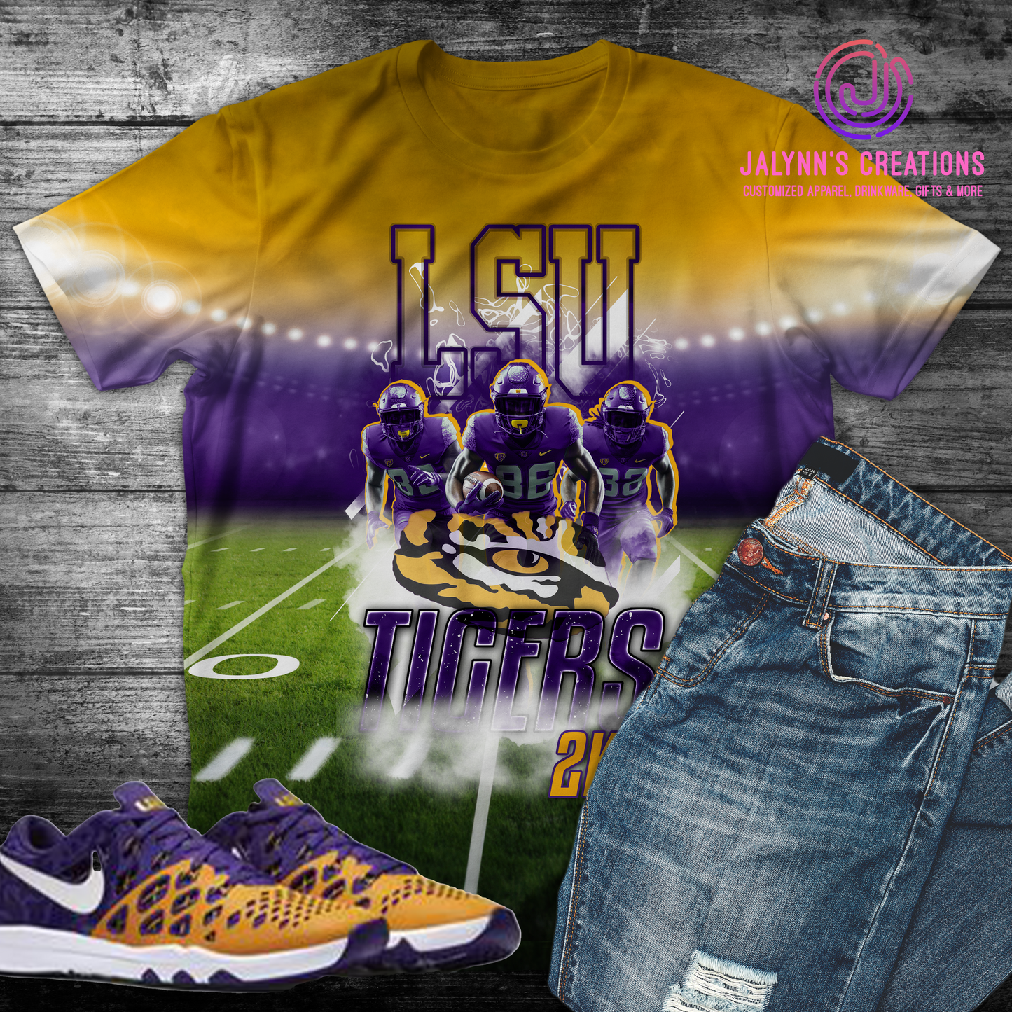 College Premium Full Front Print Shirt