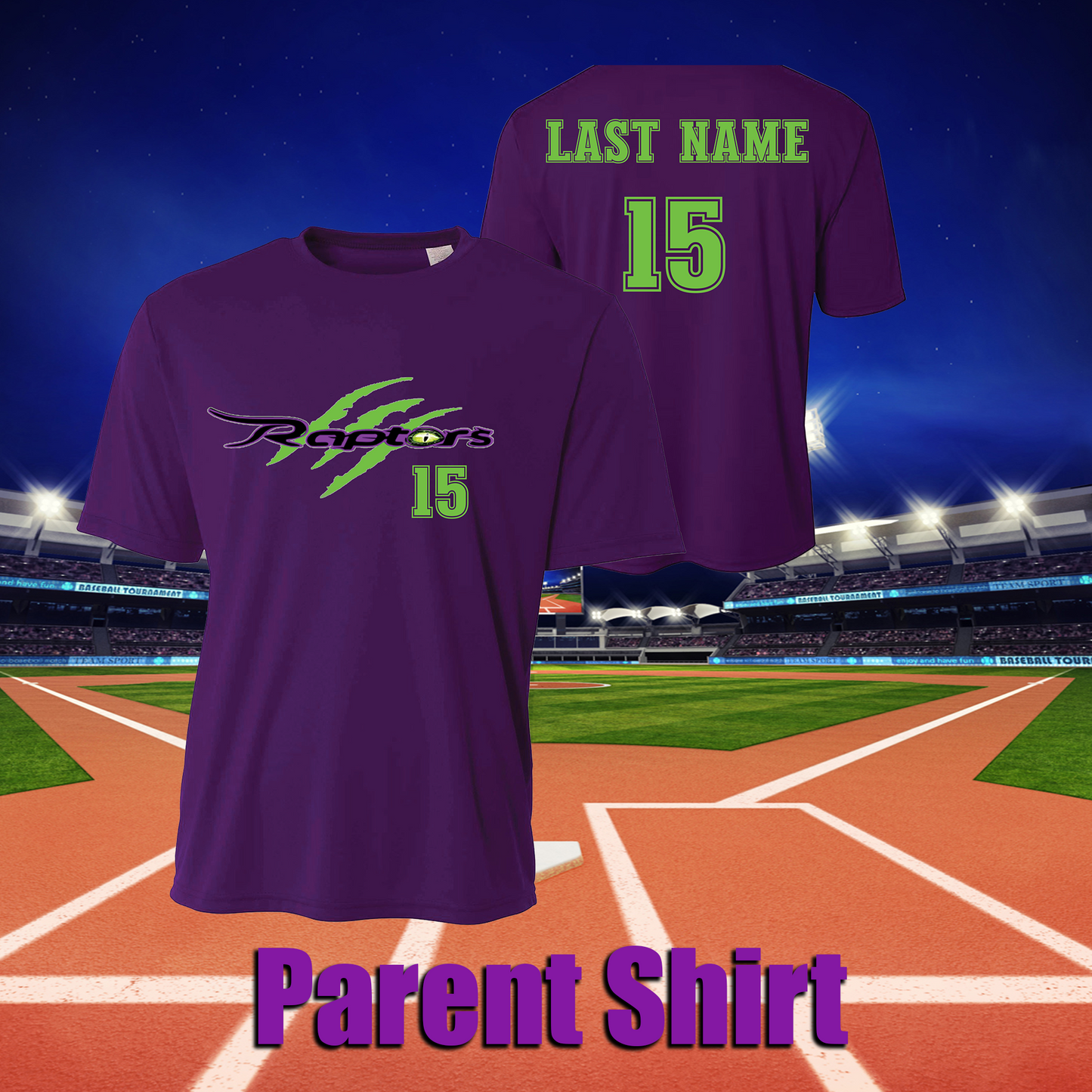 Slidell Raptors Family Shirt