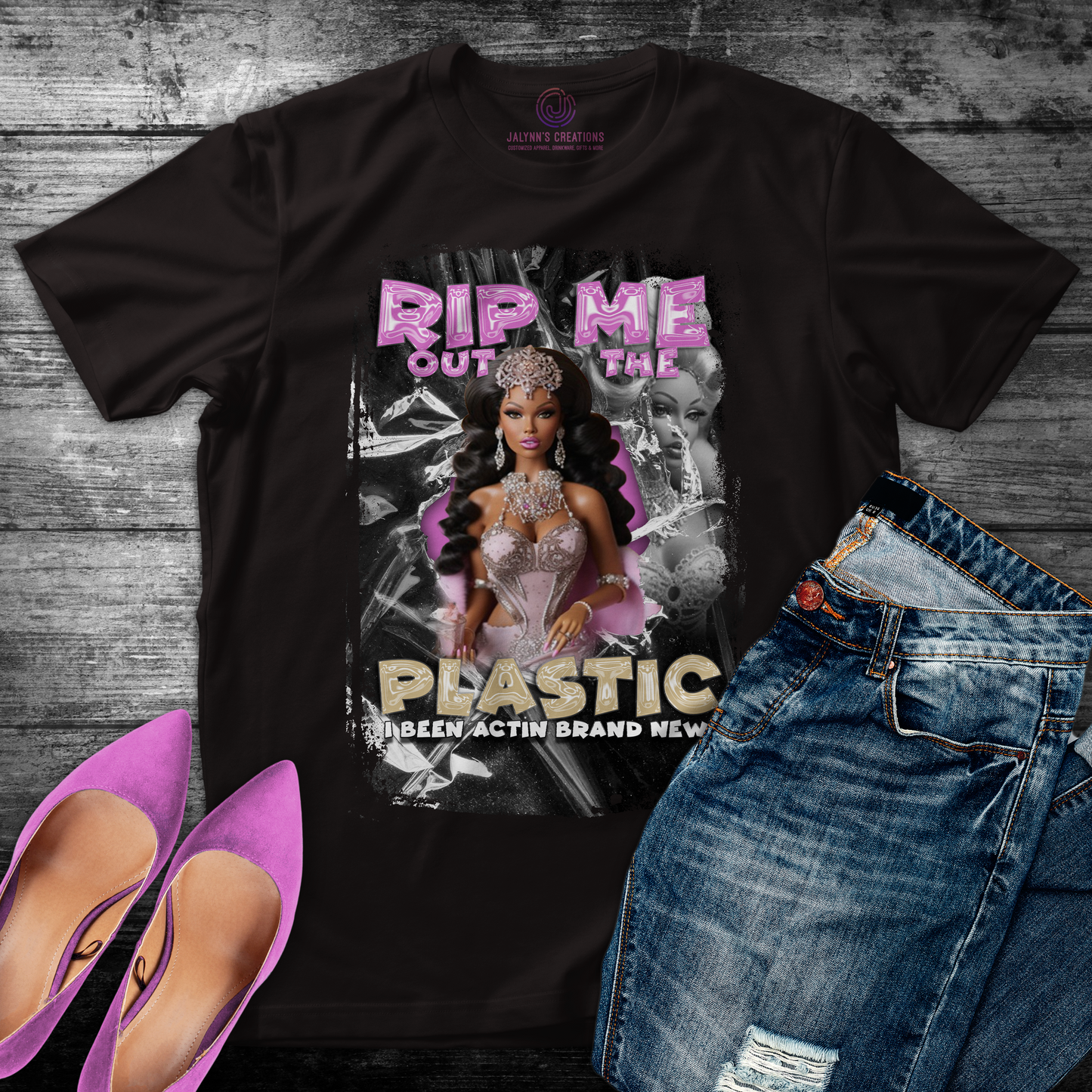 Rip Me Out The Plastic Graphic Tee