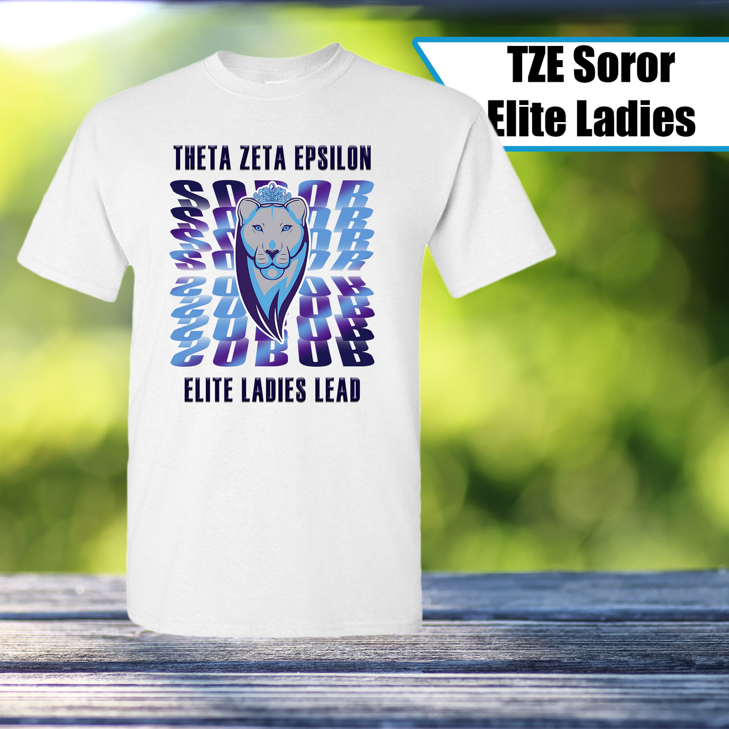 TZE Soror Elite Ladies Lead Graphic Tee