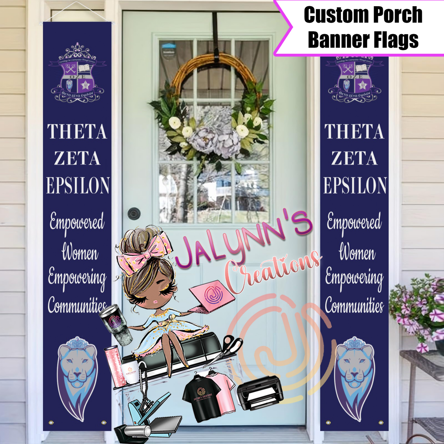 TZE/PPN Porch Banner Flag