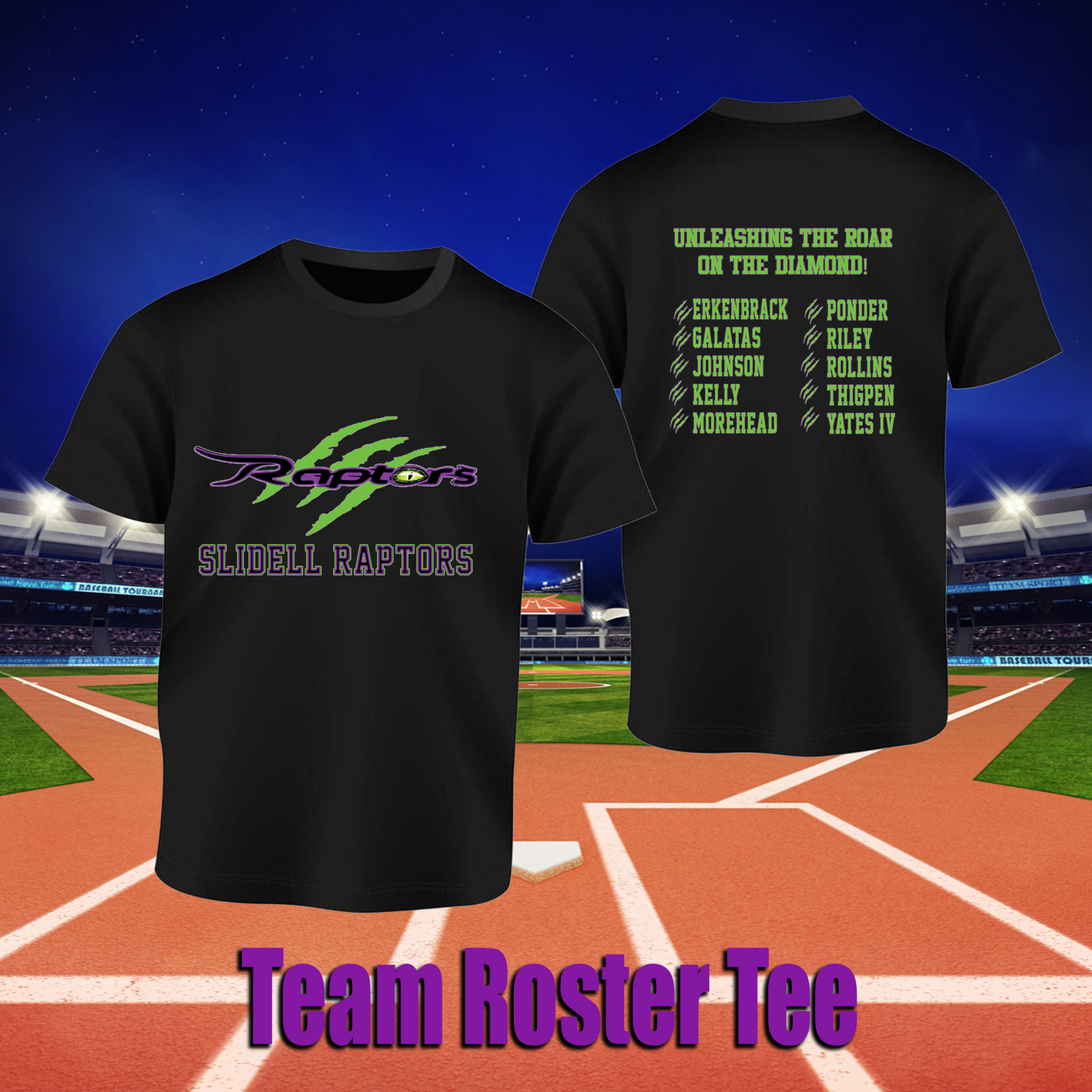 Slidell Raptors Team Shirt