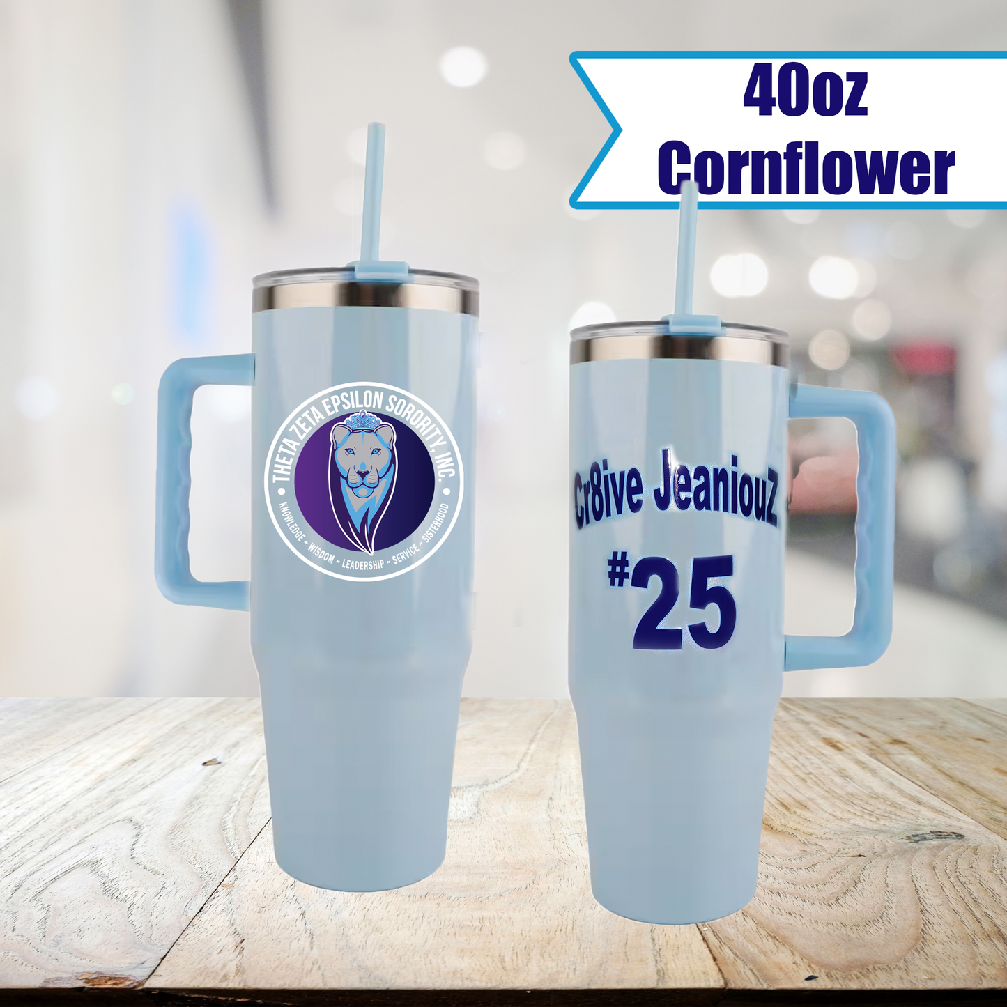 TZE 40oz Stainless Steel Tumbler