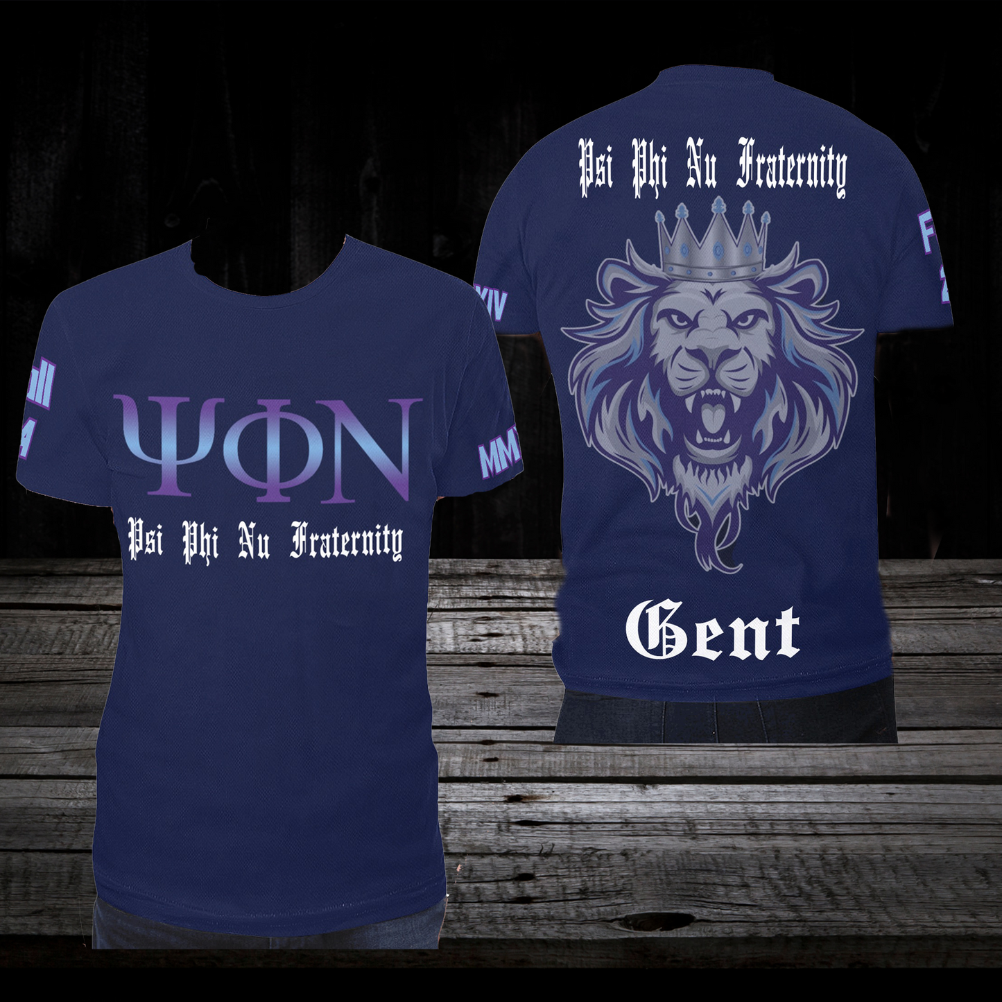 Psi Phi Nu Greek Letter Shirt