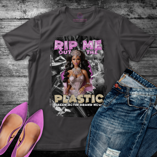 Rip Me Out The Plastic Graphic Tee