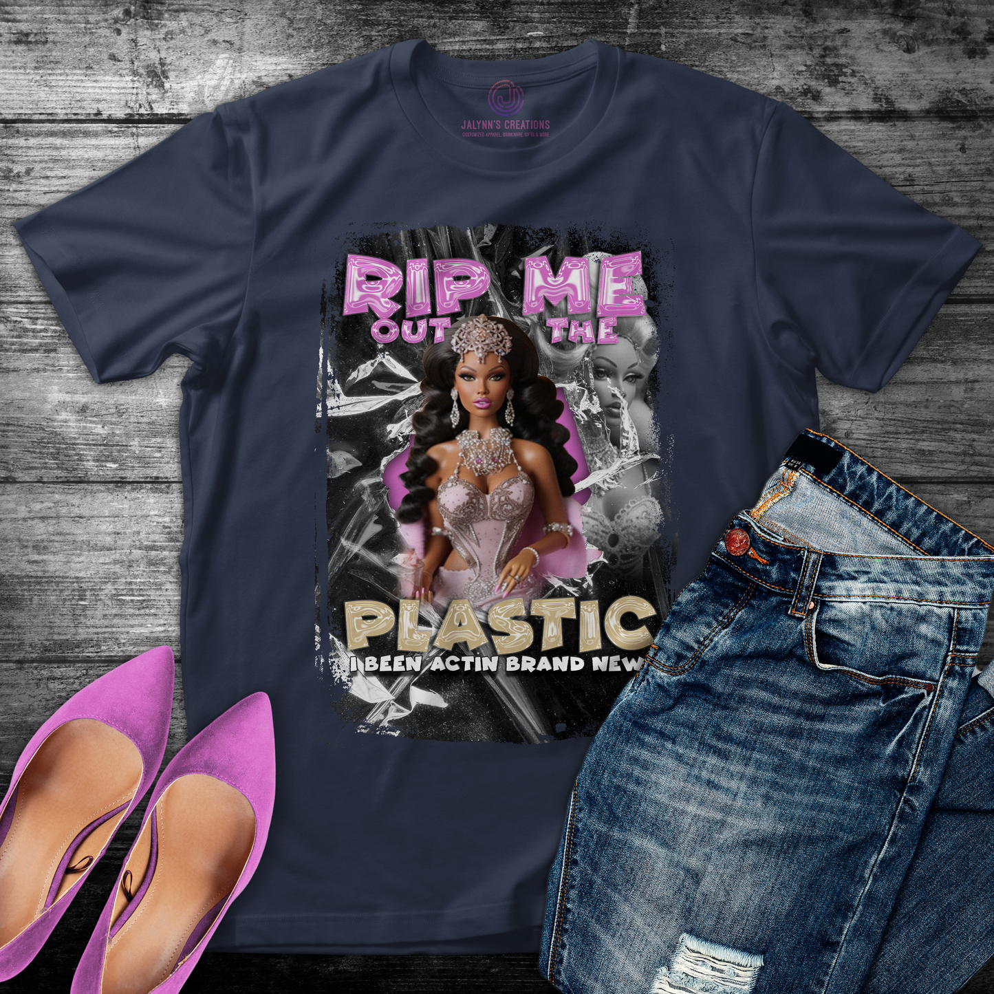 Rip Me Out The Plastic Graphic Tee