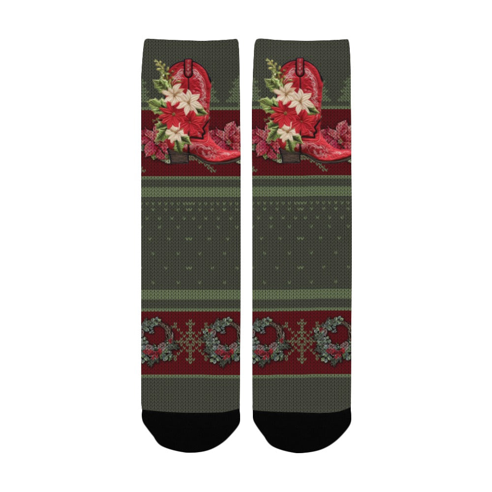 Holly Dolly Christmas Socks