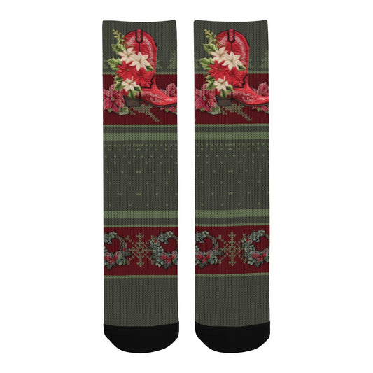 Holly Dolly Christmas Socks